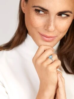 One Aquamarine Ring 5 One Aquamarine Ring -Stellar Adorn 60RG1002 wempe 05